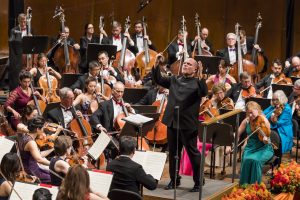 Jaap van Zweden conducts the New York Philharmonic. Photo: Chris Lee