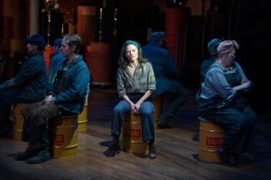 l-r: Sally Ann Triplett, Ian Lowe, Lara Pulver, Kara Mikula. Photo: Joan Marcus