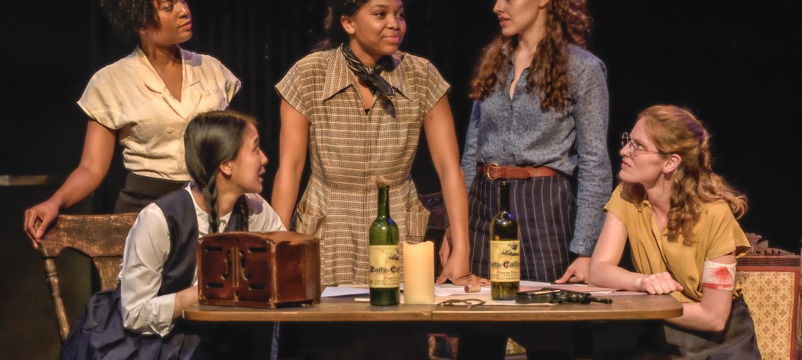 All for One (left to right): Christina Liang, Ashley Bufkin, Essence Stiggers, Kate Margalite, & Ella Dershowitz. © ClintonBPhotography