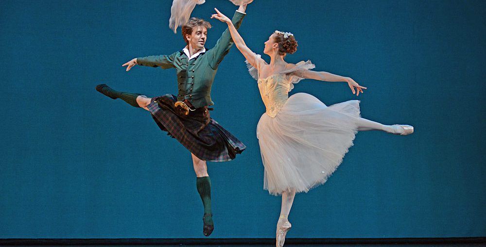 The Royal Danish Ballet's Ulrik Birkkjaer and Gudrun Bojesen. .Photo: Dave Morgan