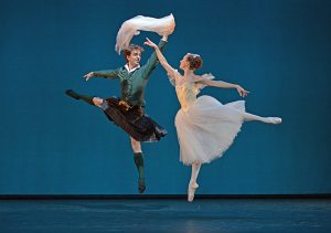 The Royal Danish Ballet's Ulrik Birkkjaer and Gudrun Bojesen. Photo: Dave Morgan