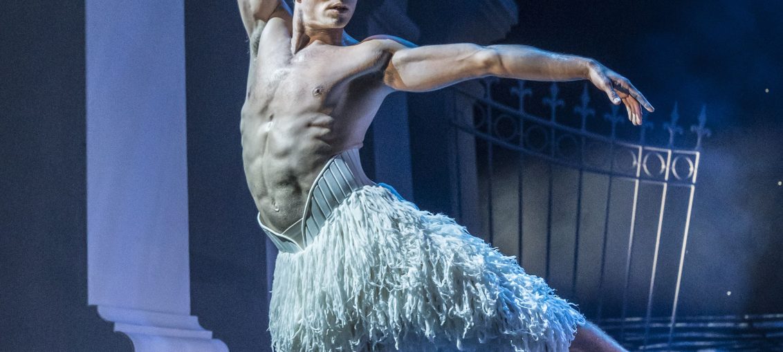 Matthew Ball as The Swan. Photo: Johan Persson